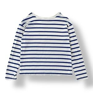 Hanna Andersson | Long Sleeve Nautical Navy and White Striped Tee (10)